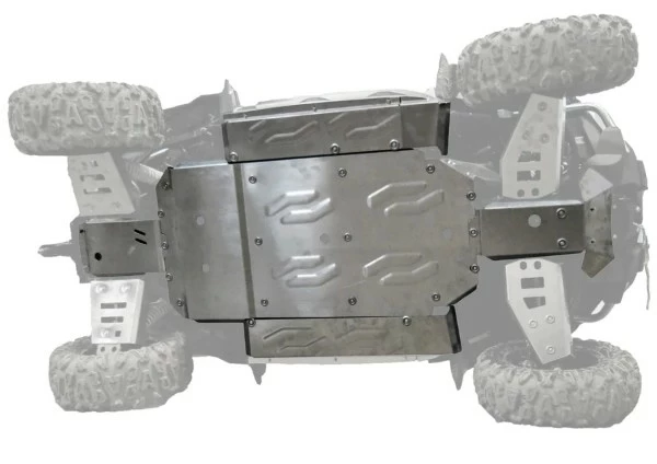 Rival Powersports Rival CF Moto Z Force 800 EX / 1000 Alloy Central Skid Plate 3 Rival Powersports Rival CF Moto Z Force 800 EX / 1000 Alloy Central Skid Plate