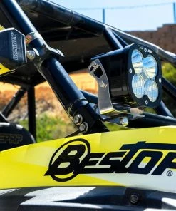 Alternative view of Baja Designs Polaris Squadron A-Pillar Light Kit - (2014-2022)