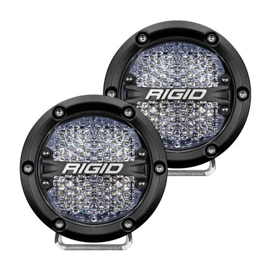 Rigid Industries Rigid 360-Series 4" Led OE Off-Road Fog Light Diffused White Backlight | Pair 3 Rigid Industries Rigid 360-Series 4" Led OE Off-Road Fog Light Diffused White Backlight | Pair