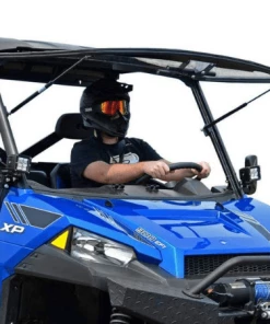 SuperATV Polaris Ranger XP 1000 Scratch Resistant Flip Windshield