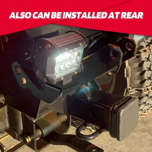 Kemimoto Polaris RZR (2 Packs) LED Light Mount A-Pillar Mount Light Bracket 8 Kemimoto Polaris RZR (2 Packs) LED Light Mount A-Pillar Mount Light Bracket - Image 6