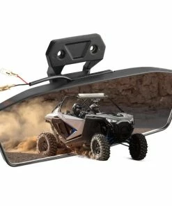 Kemimoto Polaris RZR Pro XP/ Pro R/ Turbo R 2020-2023 Aluminum Rear View Mirror With Light