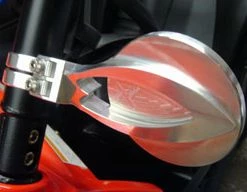 Axia Alloys 4.0" Round Full Billet Convex Side Mirror -SuperATV Sales Shop BilletConvexSideMirror3 2