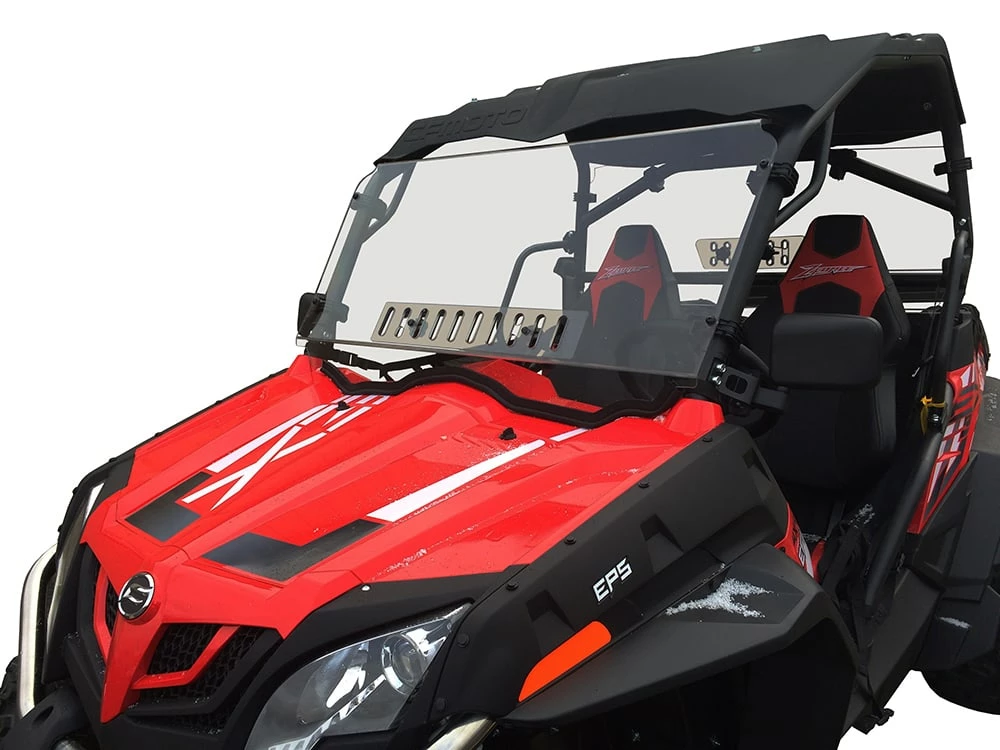 Spike Power Sports Spike CF Moto Z-Force Full Venting Scratch Resistant Windshield 6 Spike Power Sports Spike CF Moto Z-Force Full Venting Scratch Resistant Windshield - Image 4