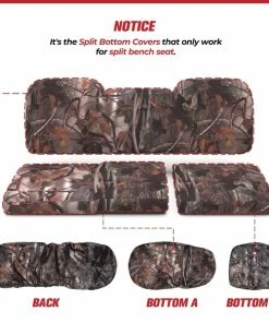 Kemimoto Polaris Ranger XP 1000 | Crew XP 1000 (3 Pcs) Camouflage Seat Cover 11 Kemimoto Polaris Ranger XP 1000 | Crew XP 1000 (3 Pcs) Camouflage Seat Cover -SuperATV Sales Shop Camouflage Seat Cover 1