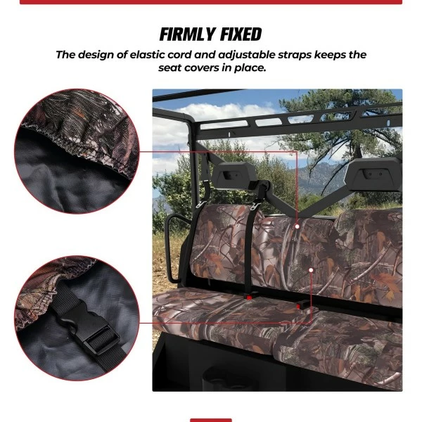 Kemimoto Polaris Ranger XP 1000 | Crew XP 1000 (3 Pcs) Camouflage Seat Cover 6 Kemimoto Polaris Ranger XP 1000 | Crew XP 1000 (3 Pcs) Camouflage Seat Cover - Image 4