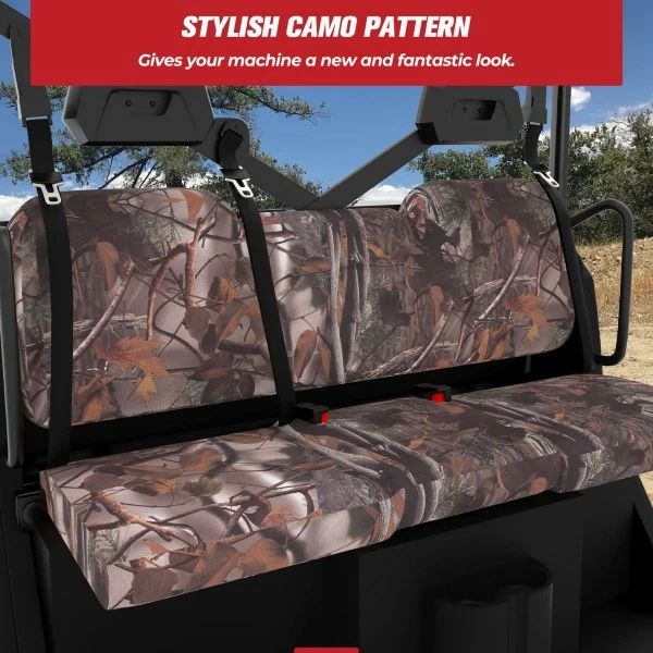 Kemimoto Polaris Ranger XP 1000 | Crew XP 1000 (3 Pcs) Camouflage Seat Cover 7 Kemimoto Polaris Ranger XP 1000 | Crew XP 1000 (3 Pcs) Camouflage Seat Cover - Image 5