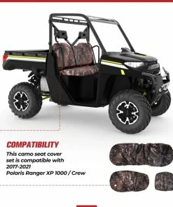 Kemimoto Polaris Ranger XP 1000 | Crew XP 1000 (3 Pcs) Camouflage Seat Cover 16 Kemimoto Polaris Ranger XP 1000 | Crew XP 1000 (3 Pcs) Camouflage Seat Cover -SuperATV Sales Shop Camouflage Seat Cover 6
