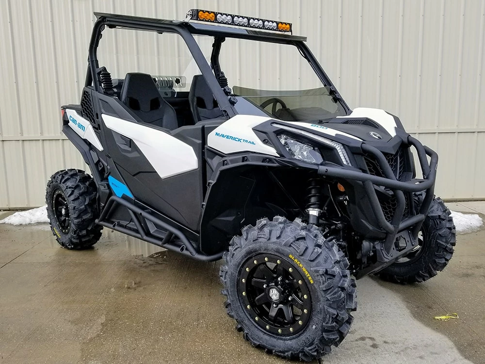 Spike Power Sports Spike Can AM Maverick Trail/Sport & Commander 2021 Tinted Half Shield-GP 4 Spike Power Sports Spike Can AM Maverick Trail/Sport & Commander 2021 Tinted Half Shield-GP - Image 2
