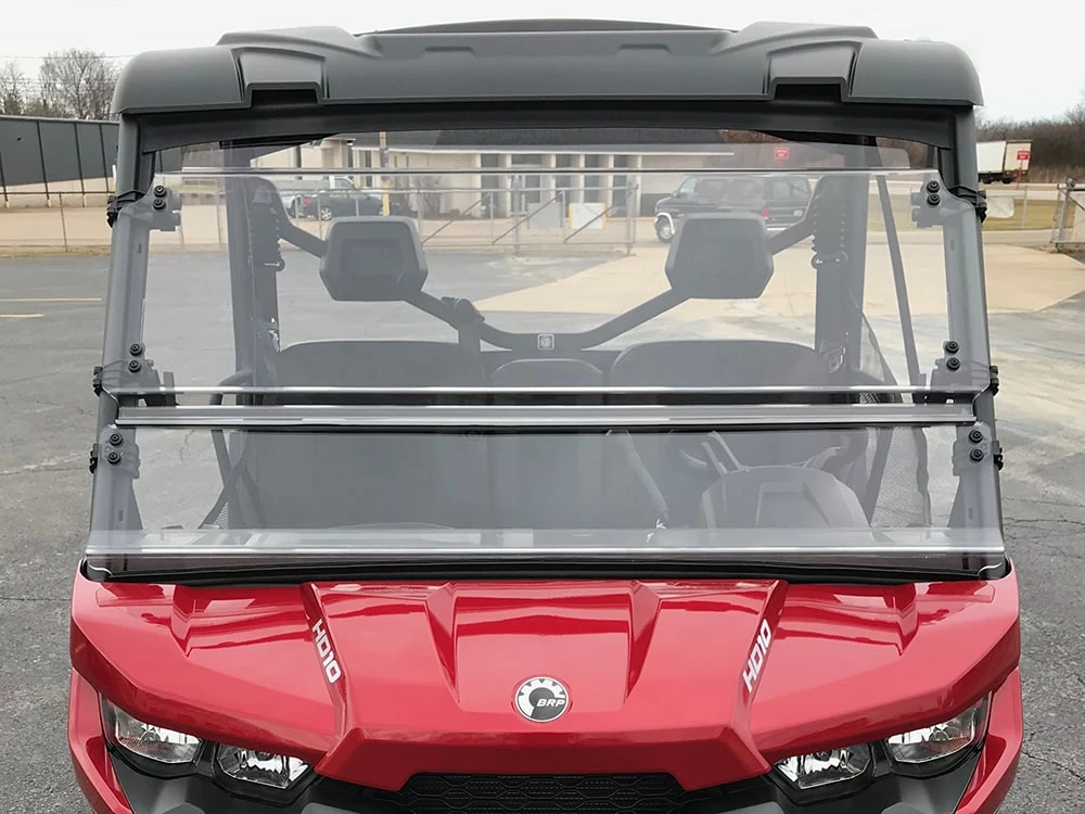 Spike Power Sports Spike Can-Am Defender Full Tilting Scratch Resistant Windshield 4 Spike Power Sports Spike Can-Am Defender Full Tilting Scratch Resistant Windshield - Image 2