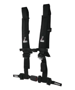 Dragonfire Black H-Style 4-Point EZ-Adjust, 2" Buckle Harness Restraints
