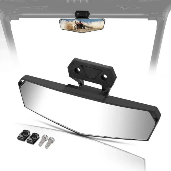 Kemimoto Polaris RZR Pro XP Center Rear View Mirror & Front Camera Kit - Image 2