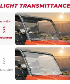 Kemimoto Ranger 570/ XP 900/1000/ Crew XP 1000/ Diesel 2014-2023 Front Windshield -SuperATV Sales Shop Front Windshield 2