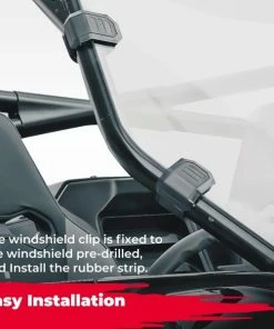 Kemimoto CFMOTO ZForce 950 Scratch Resistant Full Windshield Fit -SuperATV Sales Shop Full Windshield Fit 5