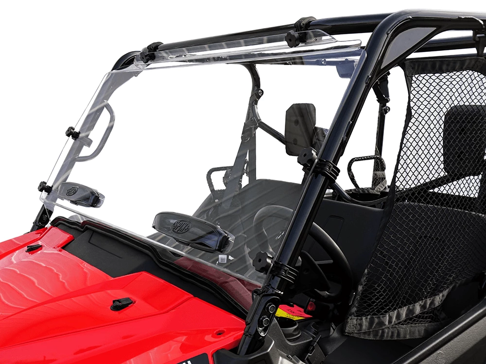 Spike Power Sports Spike Honda Pioneer 1000 TRR Windshield W/Dual Comfort Flow Vents-HC 3 Spike Power Sports Spike Honda Pioneer 1000 TRR Windshield W/Dual Comfort Flow Vents-HC