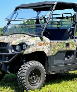 Alternative view of Spike Power Sports Spike Kawasaki Mule Pro-MX Full-Tilting Windshield-HC