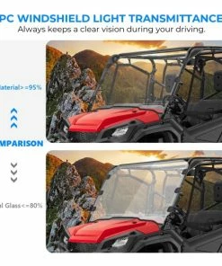 Alternative view of Kemimoto Honda Pioneer 1000/1000-5 Full Windshield