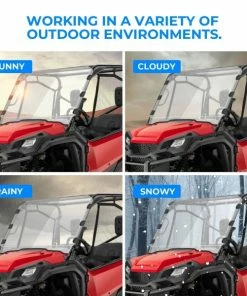 Kemimoto Honda Pioneer 1000/1000-5 Full Windshield 15 Kemimoto Honda Pioneer 1000/1000-5 Full Windshield -SuperATV Sales Shop Kemimoto Full Windshield 5