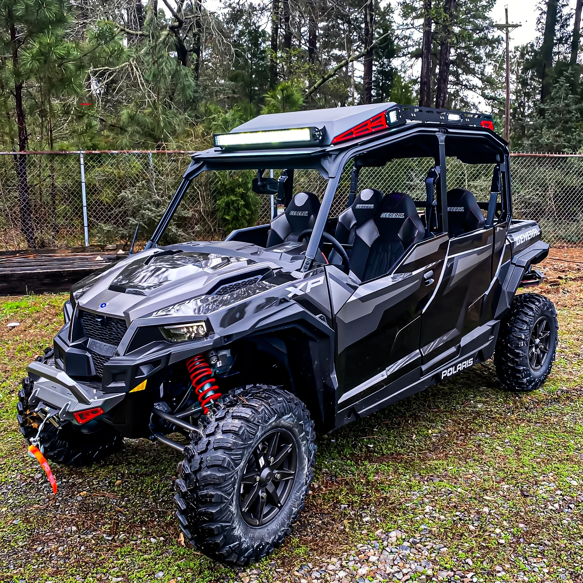 Thumper Fab Ranger Crew Level 3 Aluminum Roof With Rockford Fosgate Audio With Subwoofer And 360 Light Package - Image 9