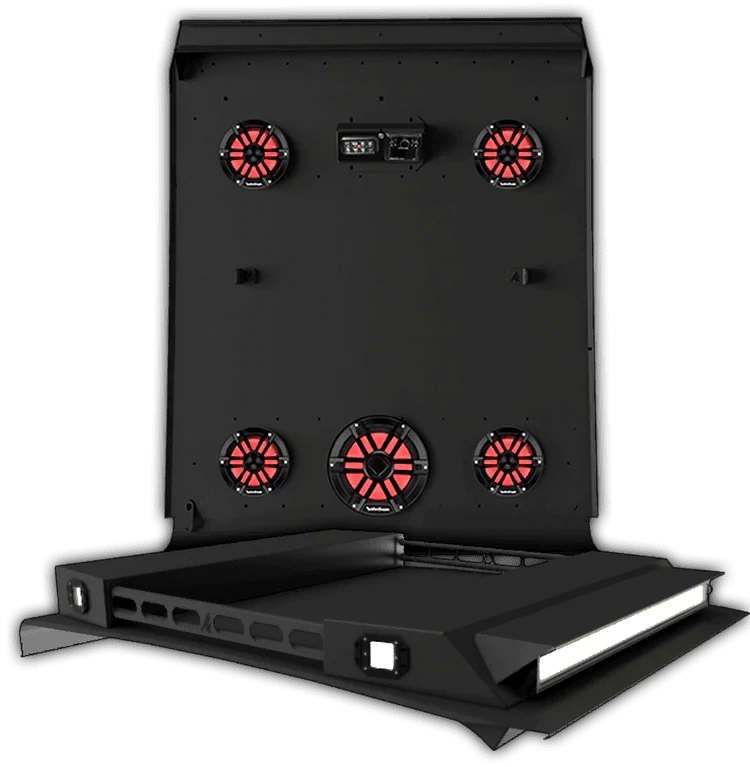 Thumper Fab Ranger Crew Level 4 Aluminum Roof With Rockford Fosgate RGB Audio With Subwoofer And 360 Light Package - Image 5