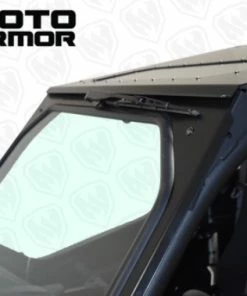 Alternative view of Moto Armor KRX Full Glass Windshield Vented