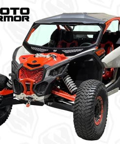 Alternative view of Moto Armor Vented Glass Windshield Can Am Maverick X3