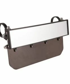 Axia Alloys 12" Wide Panoramic Rearview Mirror W/ Solid Black Sun Visor