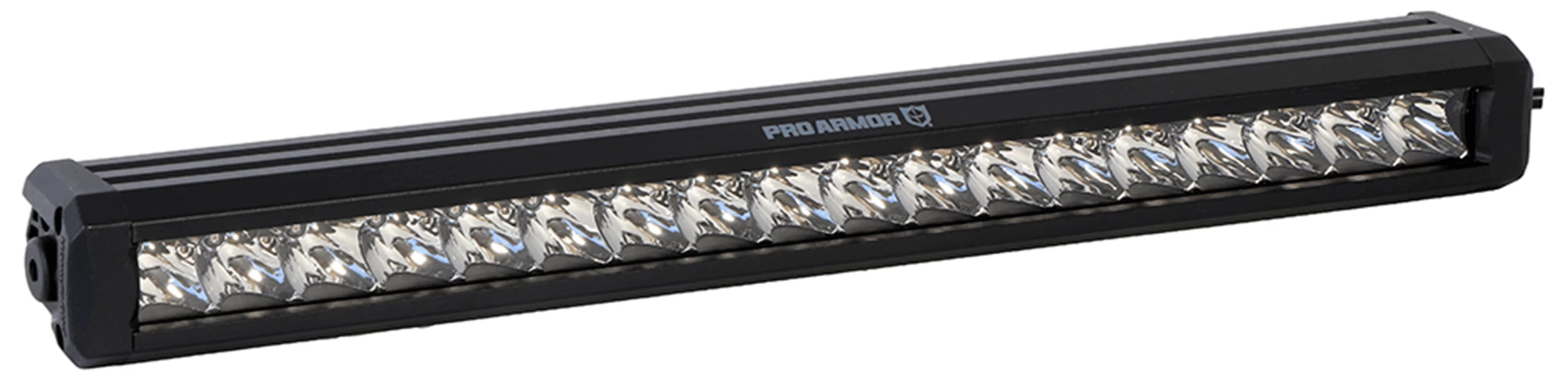 Pro Armor Onyx 20" Combo Spot & Flood LED Single Row Lightbar - Clear