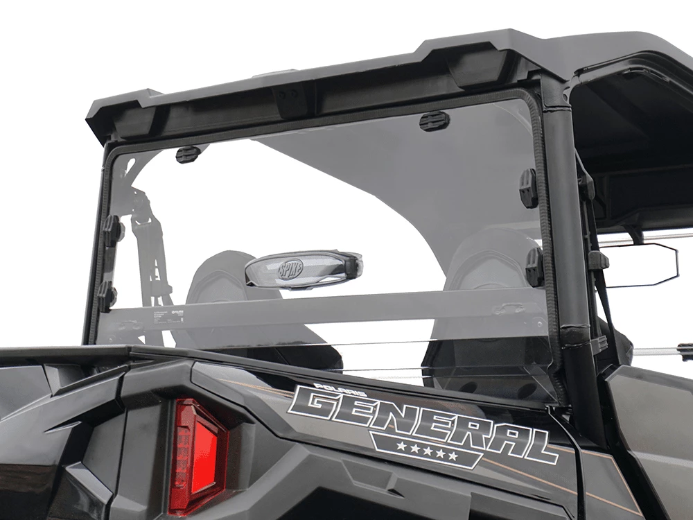 Spike Power Sports Spike Polaris General TRR Rear Vented Windshield 3 Spike Power Sports Spike Polaris General TRR Rear Vented Windshield