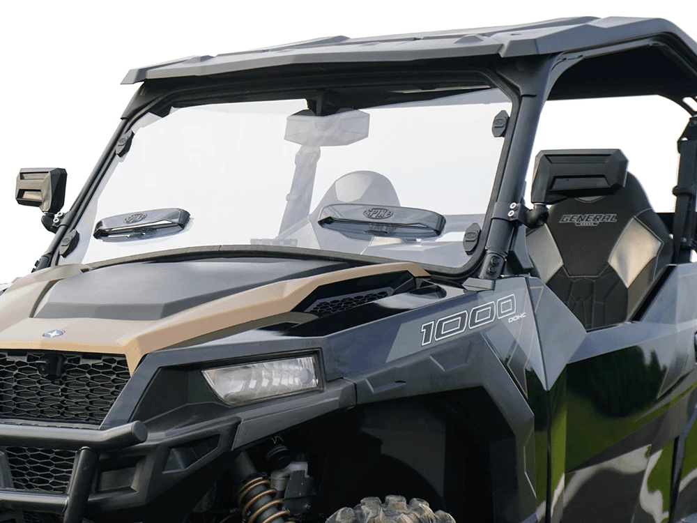 Spike Power Sports Spike Polaris General TRR Vented Windshield-HC 3 Spike Power Sports Spike Polaris General TRR Vented Windshield-HC