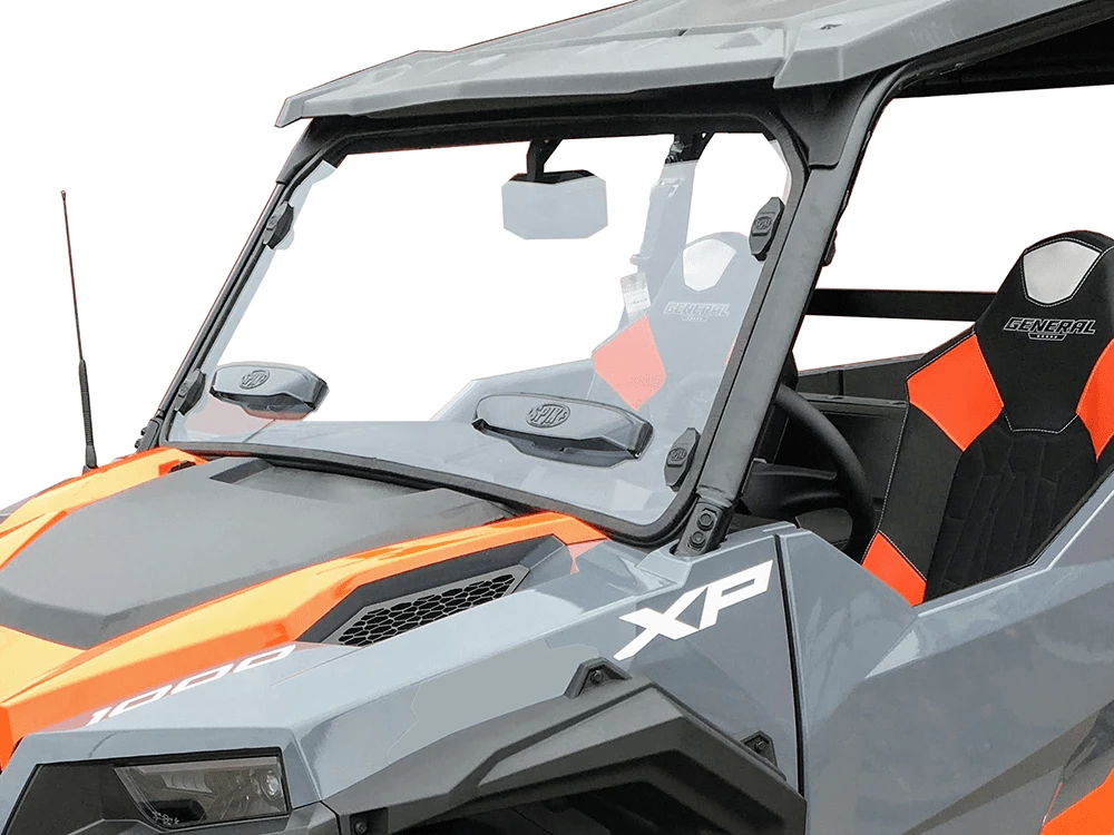 Spike Power Sports Spike Polaris General TRR Vented Windshield-HC 4 Spike Power Sports Spike Polaris General TRR Vented Windshield-HC - Image 2