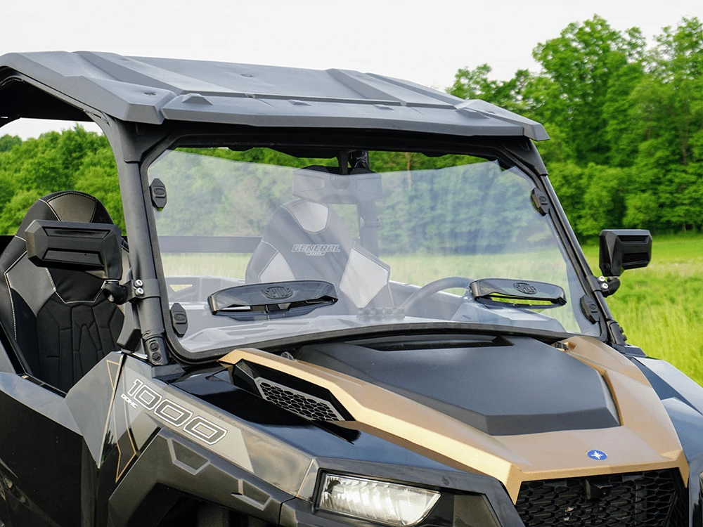 Spike Power Sports Spike Polaris General TRR Vented Windshield-HC 5 Spike Power Sports Spike Polaris General TRR Vented Windshield-HC - Image 3