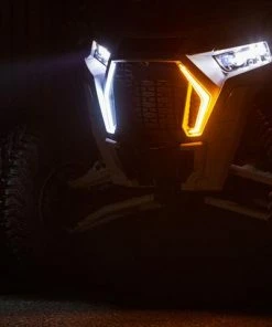 Corbin Custom Works Corbin Turn Signal Kit For Polaris RZR XP 1000 And Turbo 2019+ / Turbo S 2018-2021 -SuperATV Sales Shop Polaris RZR 2019 Fang Light Kit Running Right 480x480