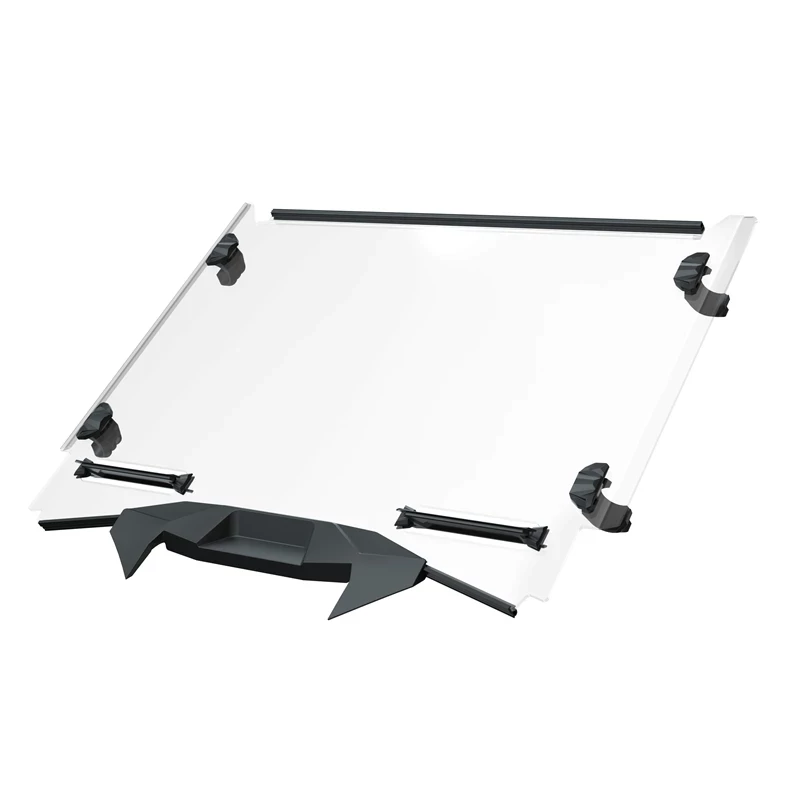 Polaris RZR Pro R 2 Seat Lock & Ride Full Vented Windshield - Hard Coat Polycarbonate 3 Polaris RZR Pro R 2 Seat Lock & Ride Full Vented Windshield - Hard Coat Polycarbonate