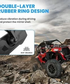 Kemimoto Polaris RZR Rear View Center Mirror -SuperATV Sales Shop Polaris RZR Rear View Center Mirror 4