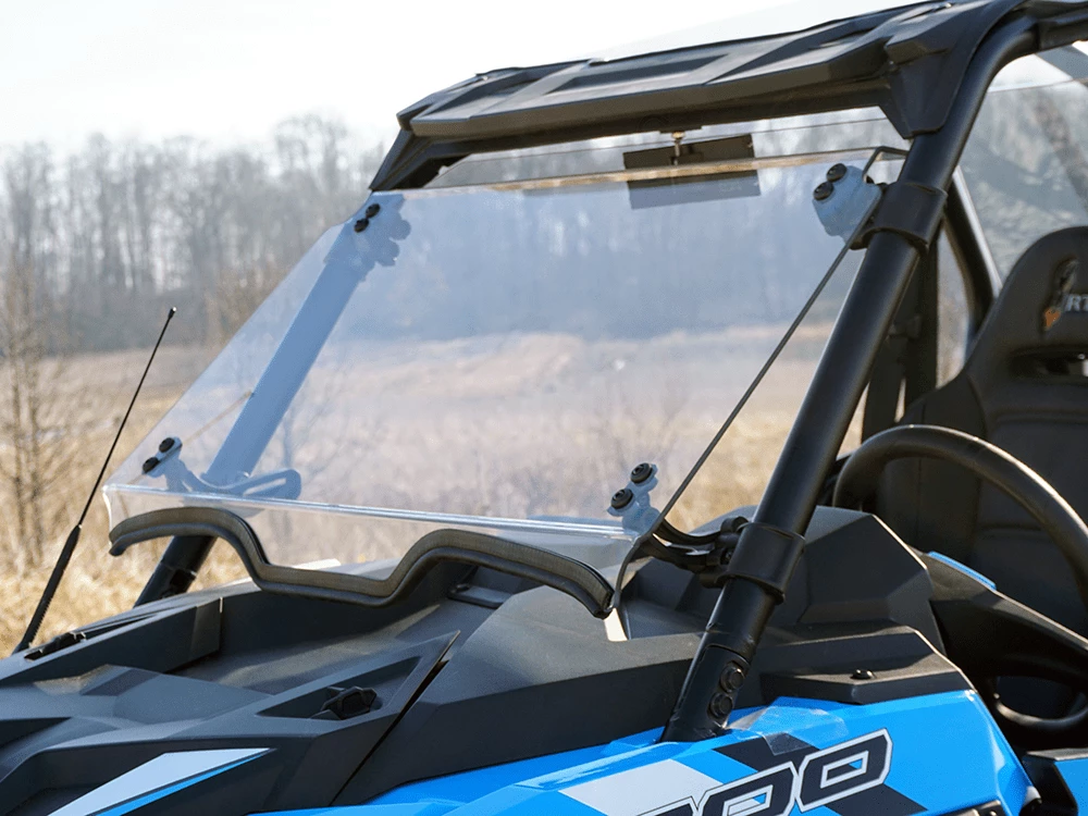 Spike Power Sports Spike Polaris RZR XP 1000/Turbo Full Tilting Windshield 4 Spike Power Sports Spike Polaris RZR XP 1000/Turbo Full Tilting Windshield - Image 2