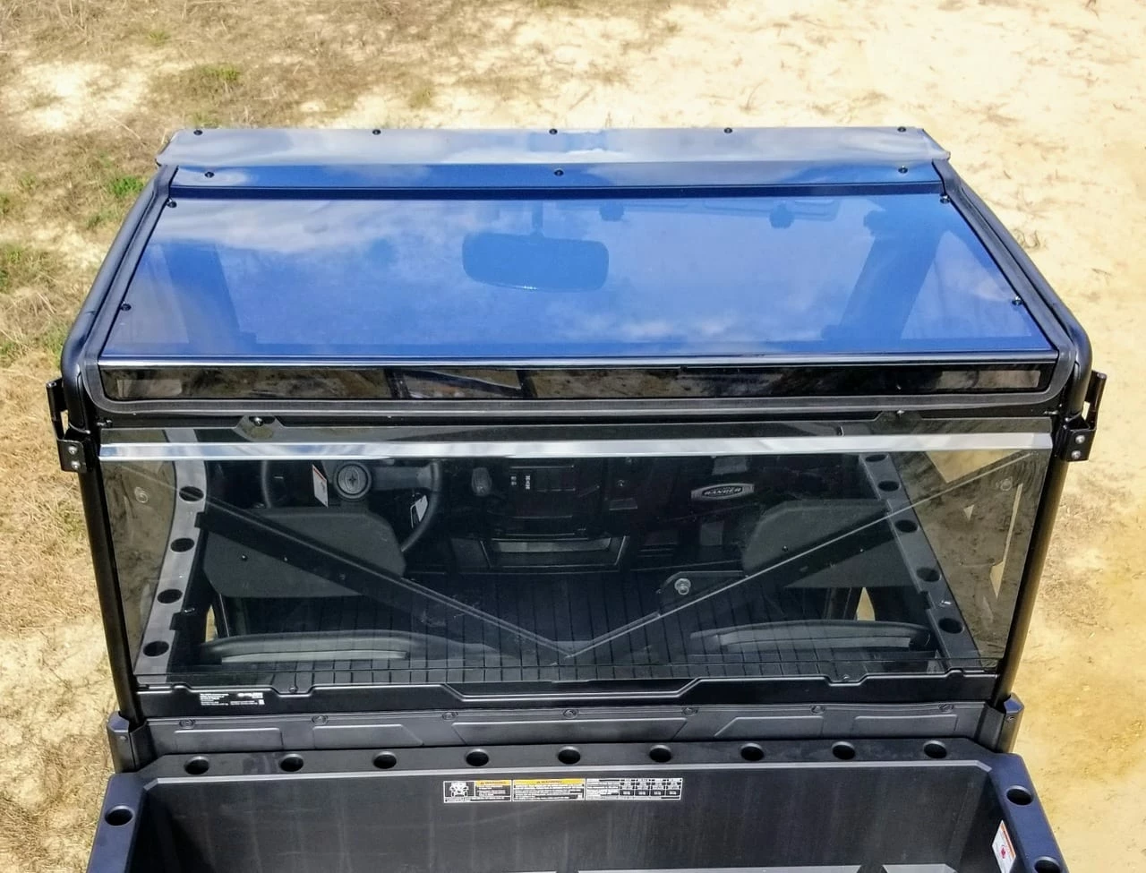 Spike Power Sports Spike Polaris Ranger Full-Size Tinted Polycarbonate Roof 6 Spike Power Sports Spike Polaris Ranger Full-Size Tinted Polycarbonate Roof - Image 4