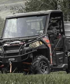 Polaris Ranger Lock & Ride Full Glass Windshield 12 Polaris Ranger Lock & Ride Full Glass Windshield -SuperATV Sales Shop Polaris Ranger Lock Ride Full Glass Windshield 4