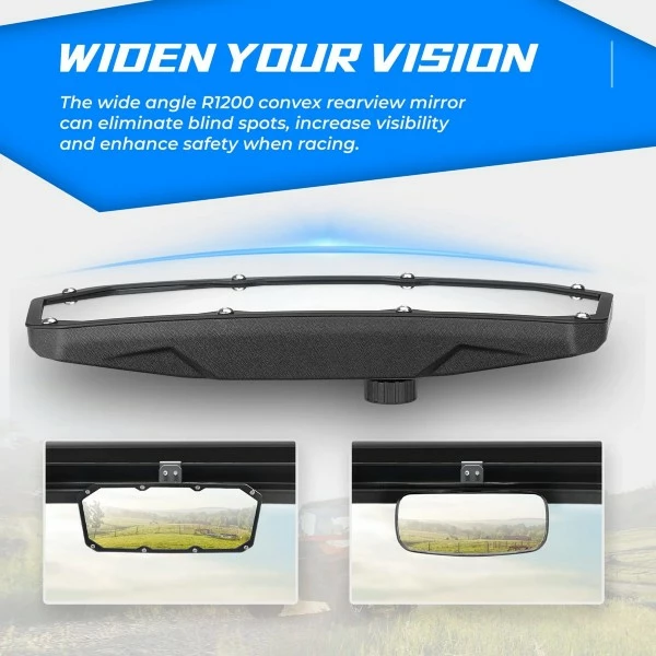 Kemimoto Polaris Ranger 500/570/900 XP S/1000 XP Rear View Mirror 8 Kemimoto Polaris Ranger 500/570/900 XP S/1000 XP Rear View Mirror - Image 6