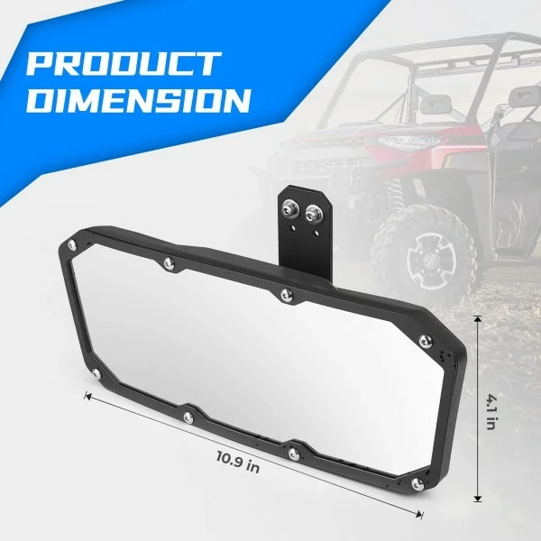 Kemimoto Polaris Ranger 500/570/900 XP S/1000 XP Rear View Mirror 9 Kemimoto Polaris Ranger 500/570/900 XP S/1000 XP Rear View Mirror - Image 7