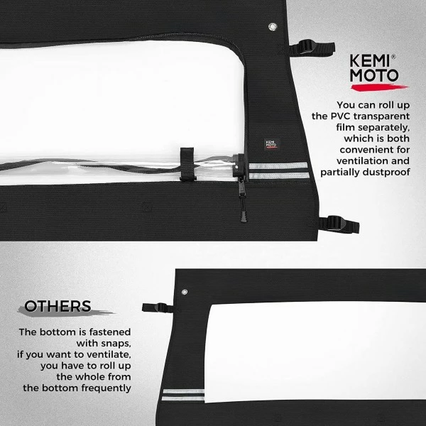 Kemimoto CFMOTO ZForce 500 / 800 / 1000 Rear Soft Window 5 Kemimoto CFMOTO ZForce 500 / 800 / 1000 Rear Soft Window - Image 3