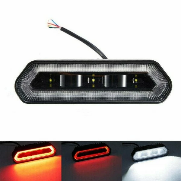 Kemimoto Universal Roll Bar Red Chase Tail Light