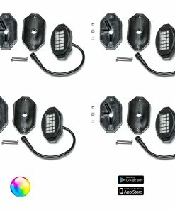 5150 Whips 187 Style Rock Lights W/Control Harness