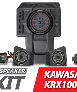 SSV Works 3-Speaker Kicker Audio-Kit - 2020-2023 Kawasaki KRX1000 2-Seater
