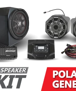 SSV Works Complete Kicker 3-Speaker Plug-&amp;-Play System - 2016-2022 Polaris General