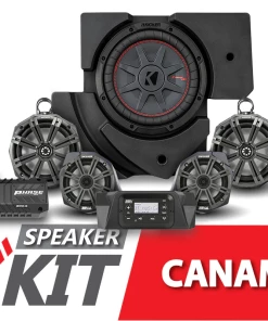 SSV Works Complete Kicker 5-Speaker Phase X Plug-and-Play System - 2017-2023 Can-Am X3