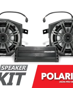 SSV Works Kicker 2-Speaker Plug-&-Play System For Ride Command - 2019-2022 Polaris RZR