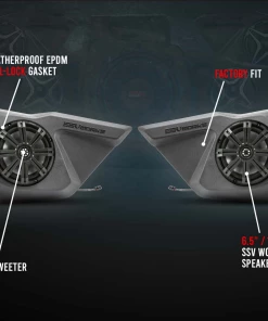 SSV Works Kicker 3-Speaker Plug-&amp;-Play System - 2020-2023 Polaris RZR Pro -SuperATV Sales Shop SSV Works Kicker 3 Speaker Plug Play System 2020 2023 Polaris RZR Pro 2 3