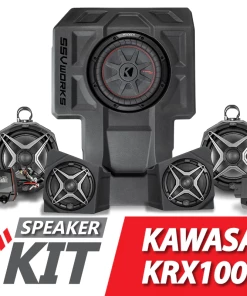 SSV Works Phase X 5-Speaker SSV Works Audio-Kit - 2020-2023 Kawasaki KRX1000 2-Seater