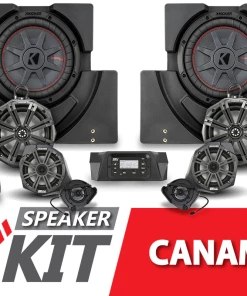 SSV Works Phase X Kicker 8-Speaker Plug-and-Play System - 2017-2023 Can-Am X3